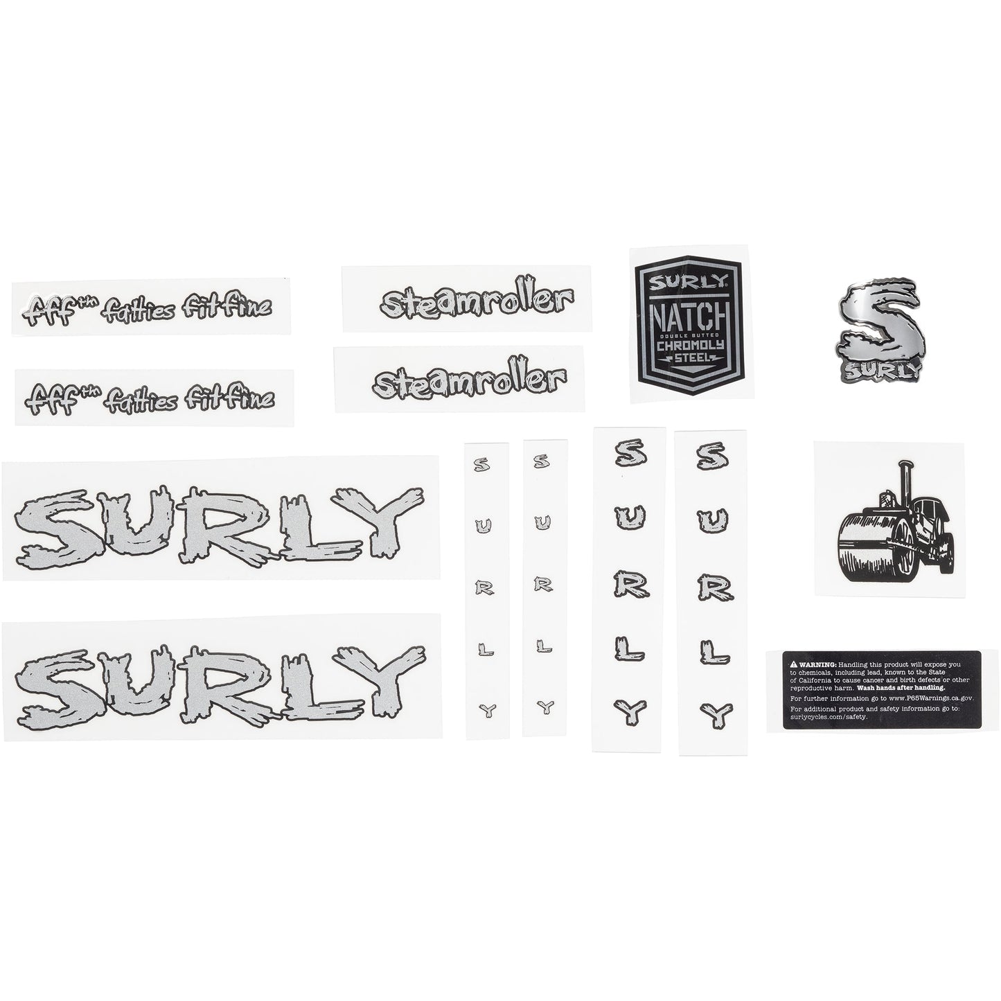 Steamroller Decal Set