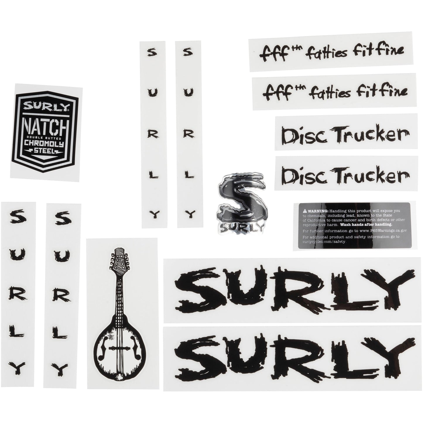 Disc Trucker Decal Set