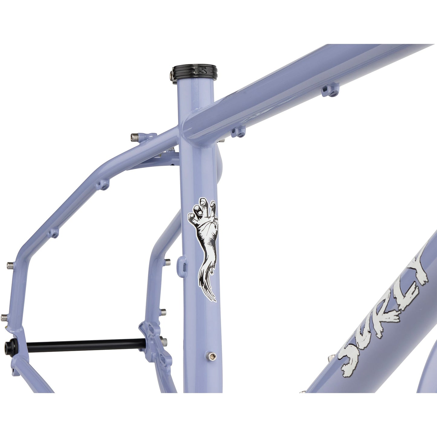 Grappler Frameset - Purple Dust Bunny