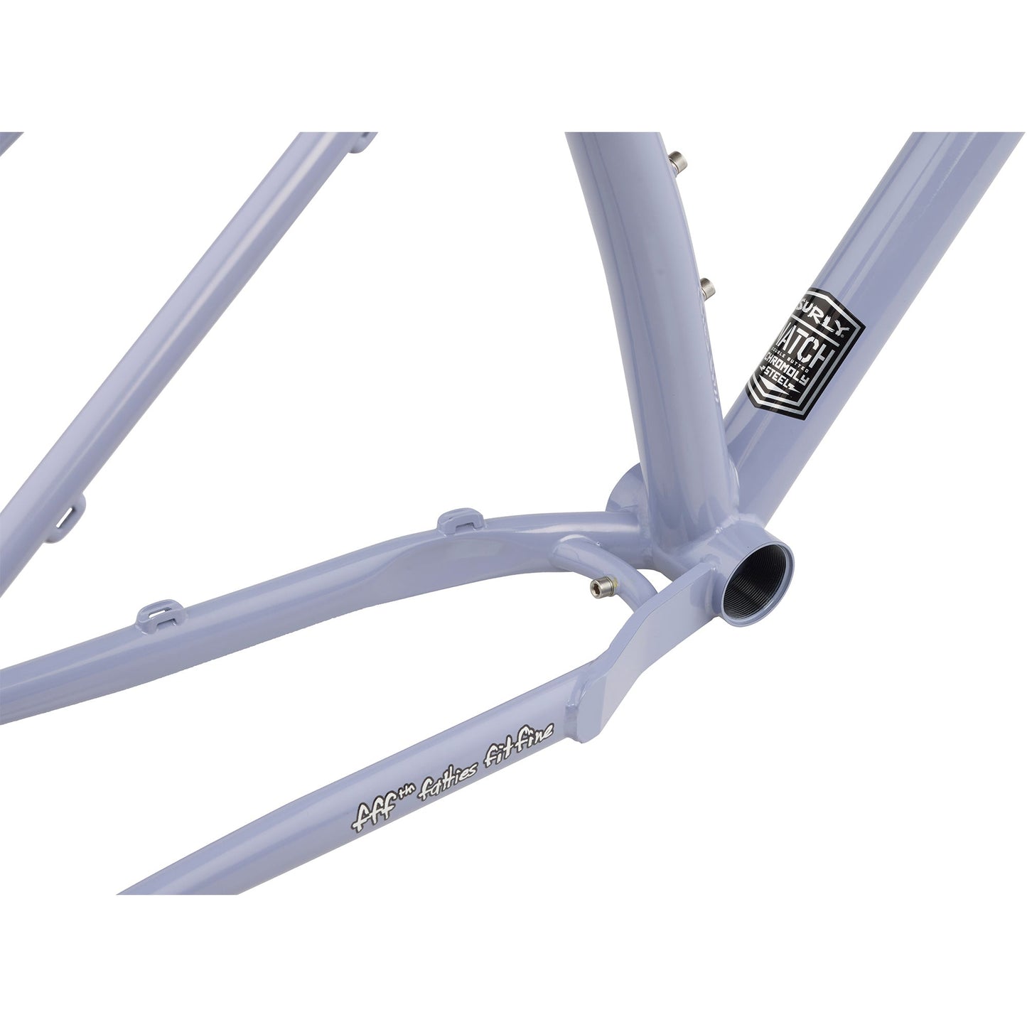 Grappler Frameset - Purple Dust Bunny