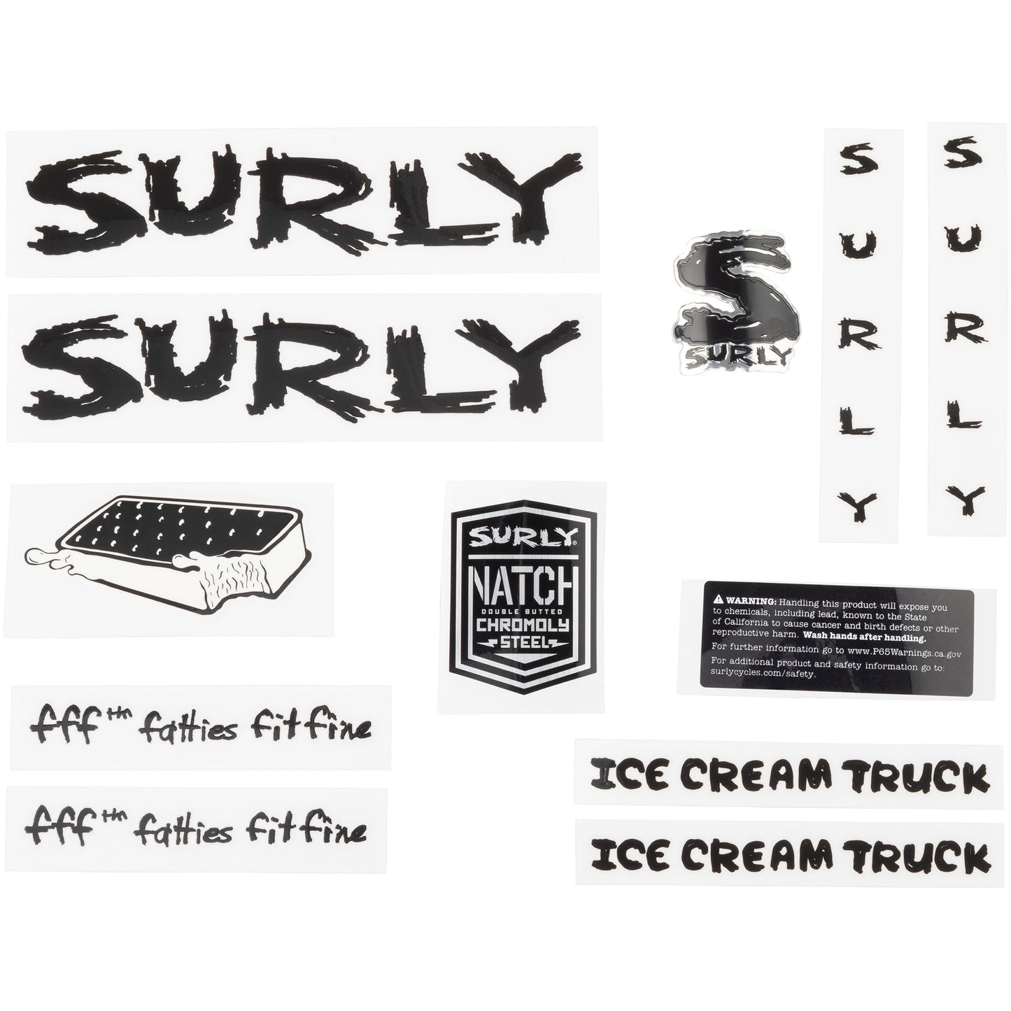 Ice Cream Truck Decal Set