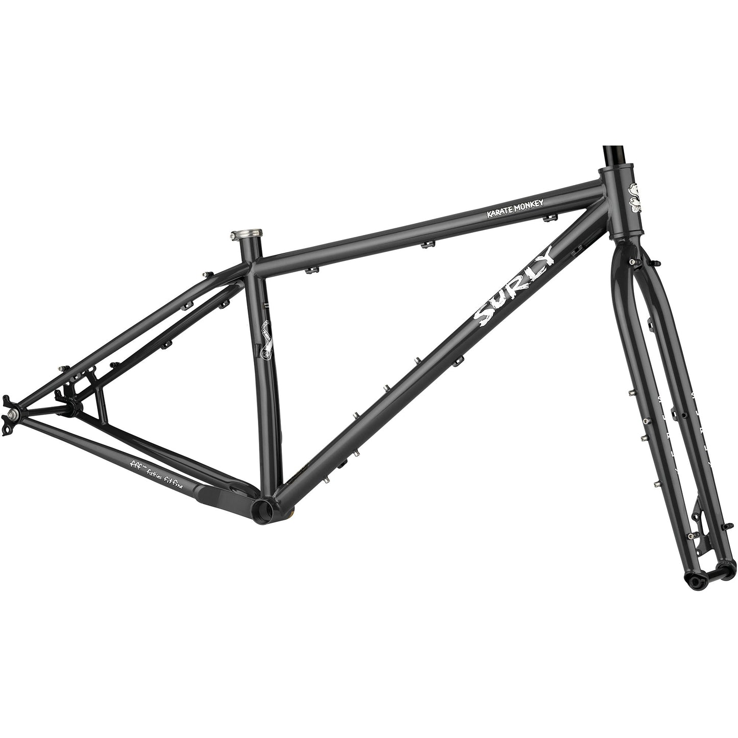 Karate Monkey Frameset - Hi-Viz Black