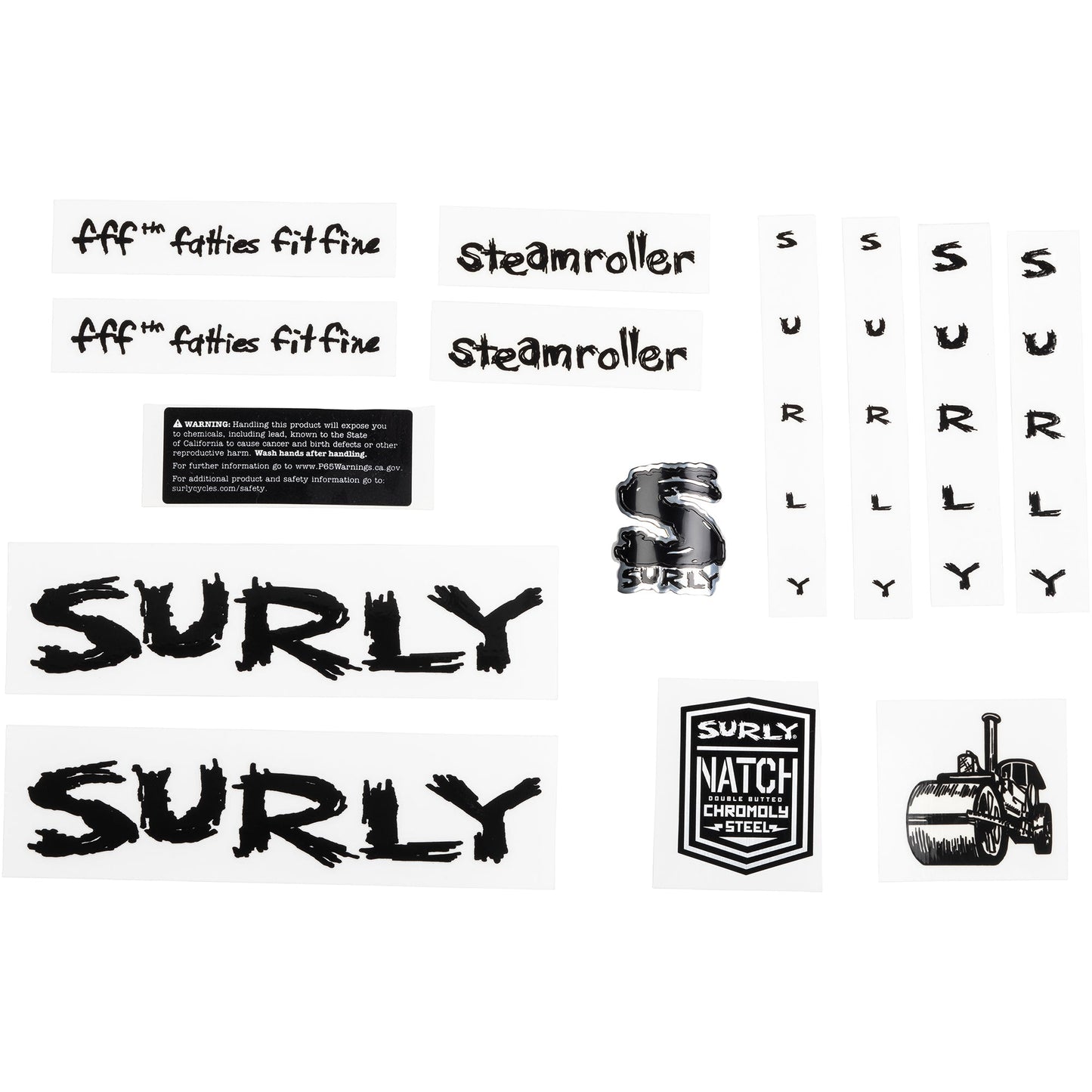 Steamroller Decal Set