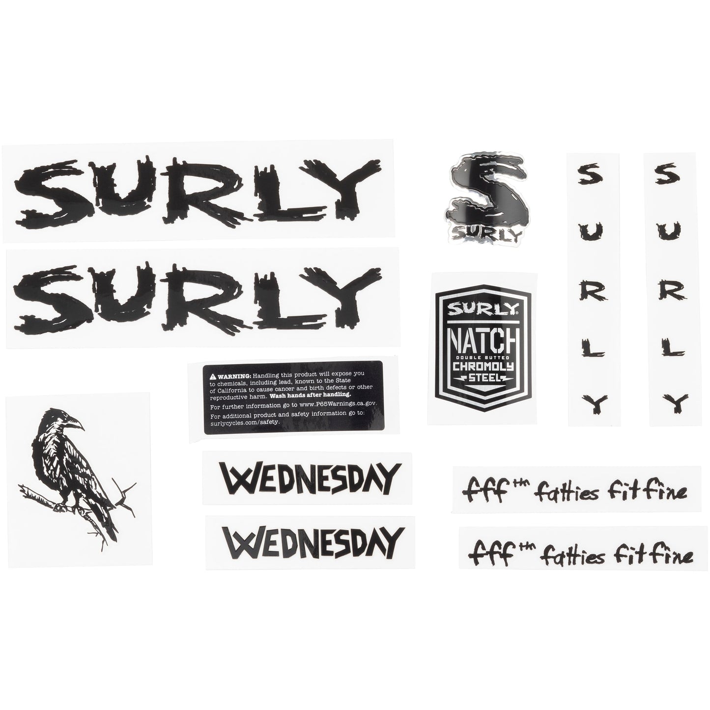 Wednesday Decal Set