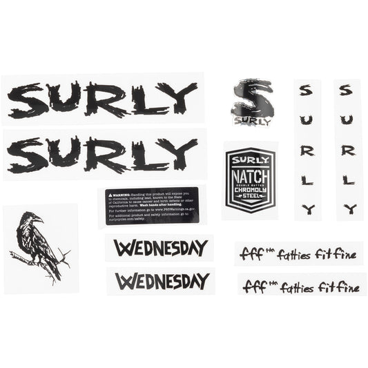 Wednesday Decal Set