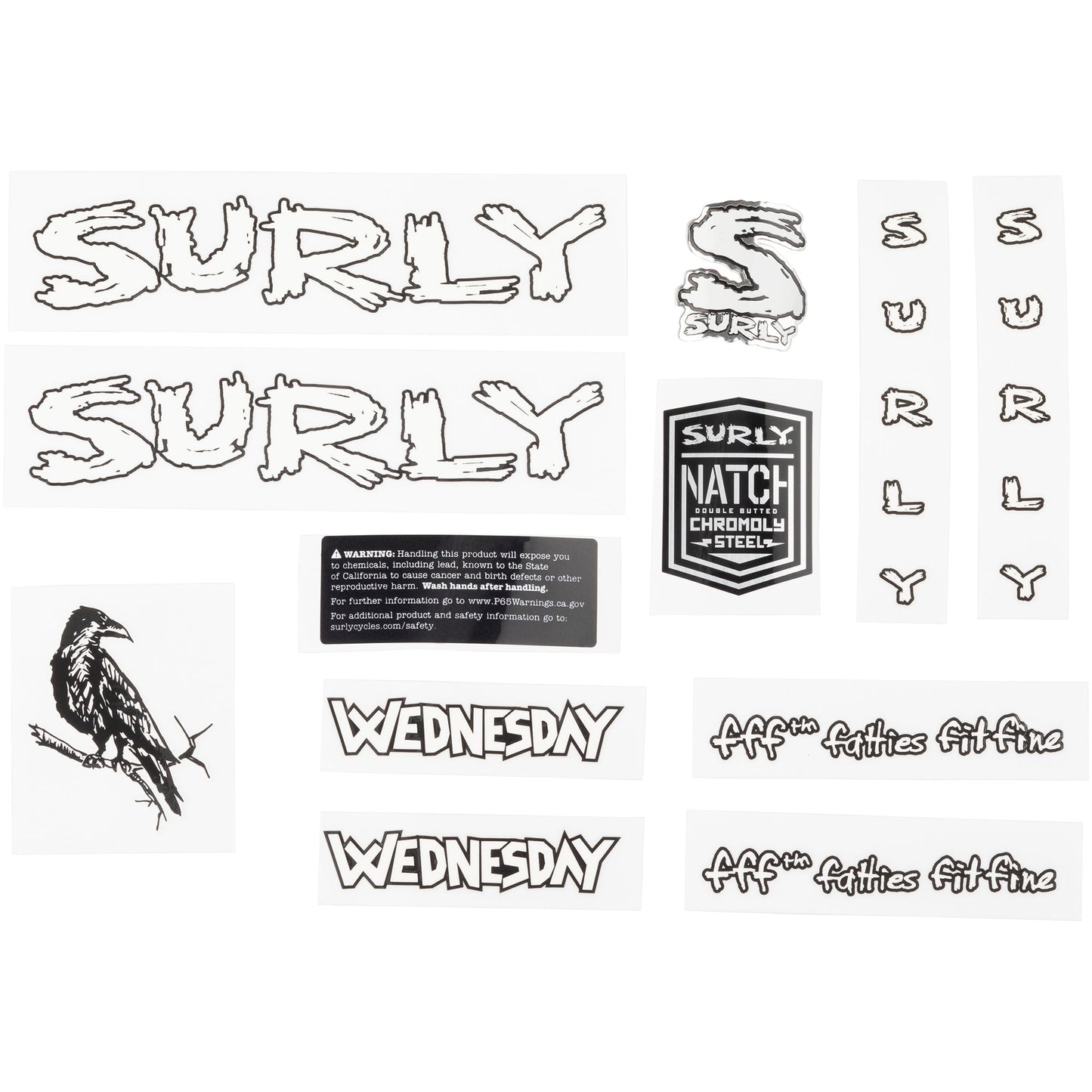 Wednesday Decal Set